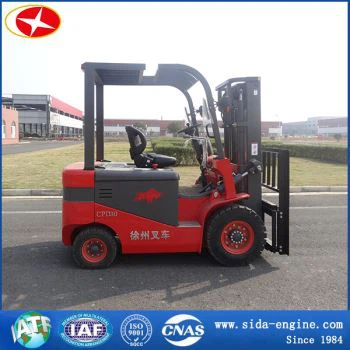 Malý 4kolový elektrický vysokozdvižný vozík